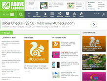 Tablet Screenshot of aboveandroid.com